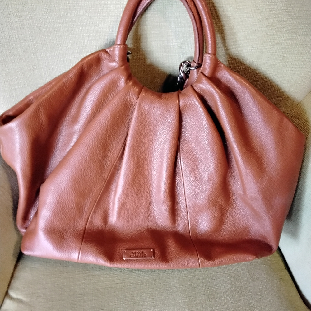 Vince Camuto Brown Leather Tote